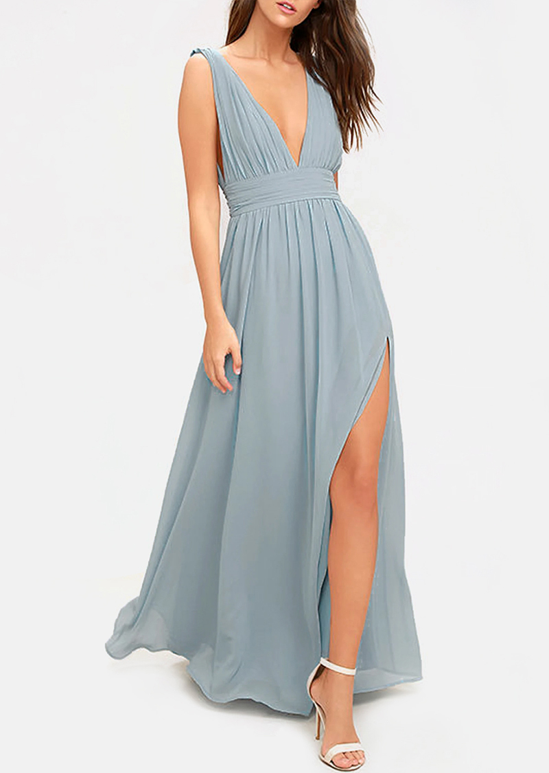 Light Blue Maxi Dress